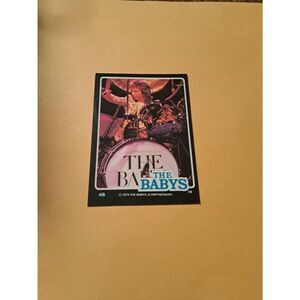 Vintage 1979 The Babys Trading Card #48 London Rock Band Collectible